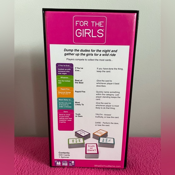 For The Girls Adult Party Game - Picture 3 of 4